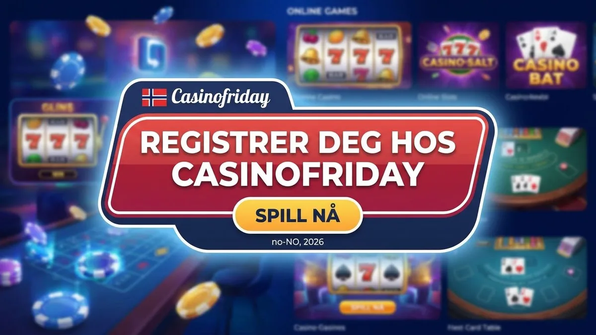 Registrer deg med bonus